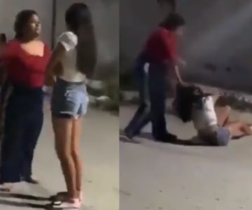 ¿Te vas a dejar?; madre golpea a su hija que sufre bullying