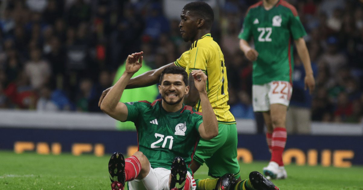 México evita fracaso en Nations League con empate 2-2 ante Jamaica