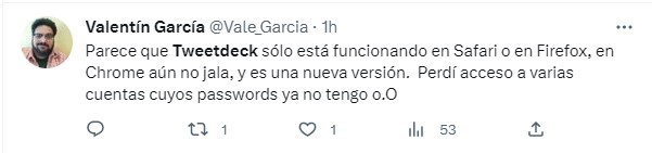 Usuarios reportan fallas en TweetDeck