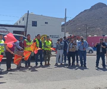 Arrancan obras de rehabilitación del bulevar Las Plazas en Guaymas