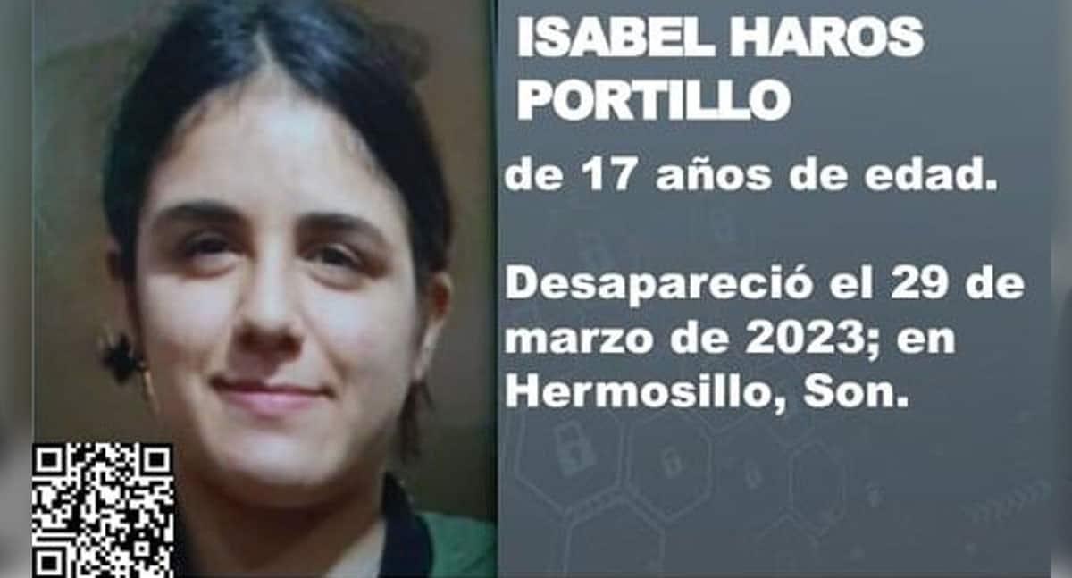 Lanzan Alerta Amber en Hermosillo por desaparición de Isabel Haros