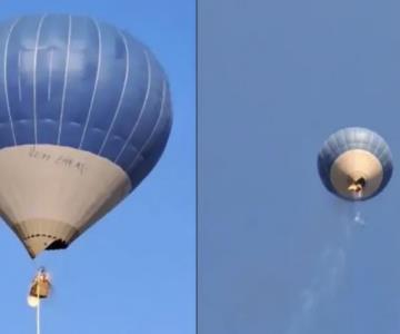 Detienen al piloto del globo de Teotihuacán; declaró que no supo reaccionar