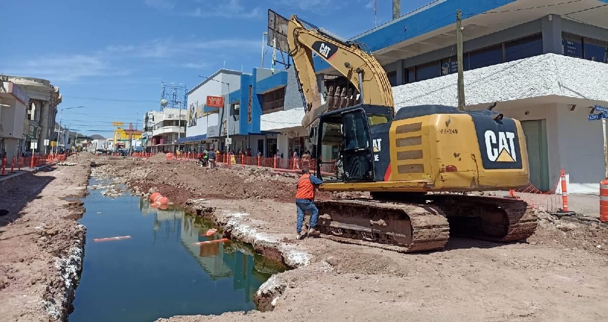 Trabajos de remodelación en Guaymas han provocado 5 fugas de agua