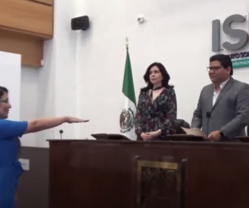 Rebeca López rinde protesta como comisionada presidenta interina del Istai