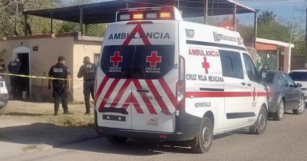 Hombre es herido con arma de fuego al sur de Hermosillo