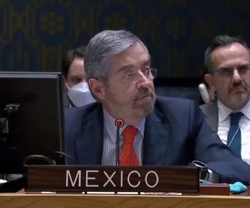 México pide transparencia a la ONU: plantea reformas a Consejo de Seguridad