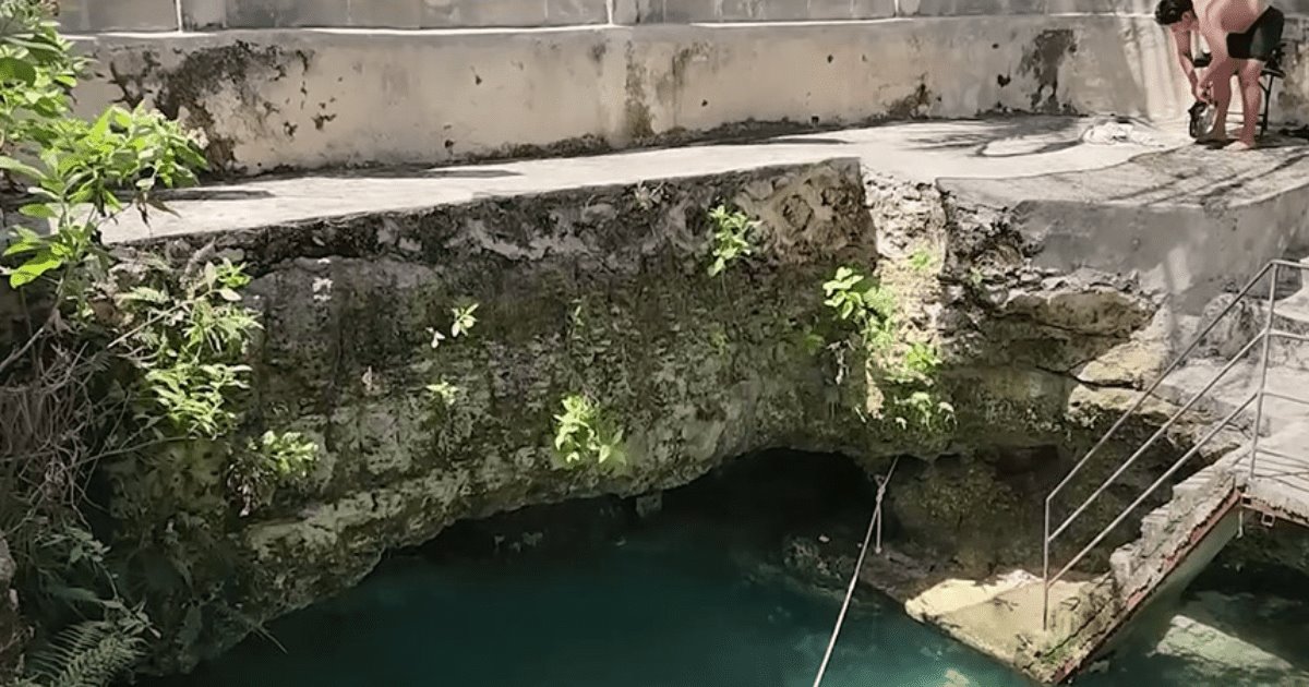 Yucatán: encuentran un cenote en el patio de su casa