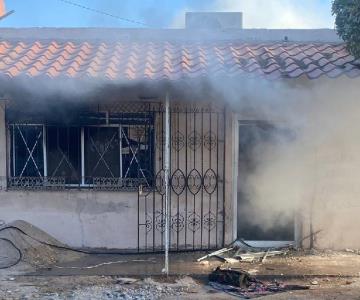 Mujer pierde la vida en incendio de su casa en Huatabampo