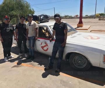 El Ecto-1 de los cazafantasmas se dirige a la Playa del Colorado