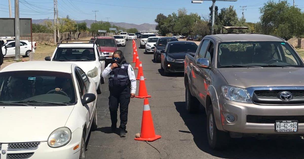 Instalan 7 puntos de revisión en la carretera Hermosillo-Bahía de Kino