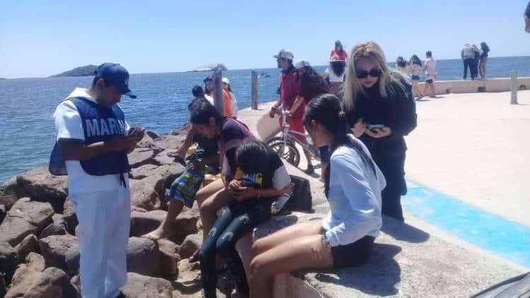 Marina rescata a 6 turistas en Guaymas