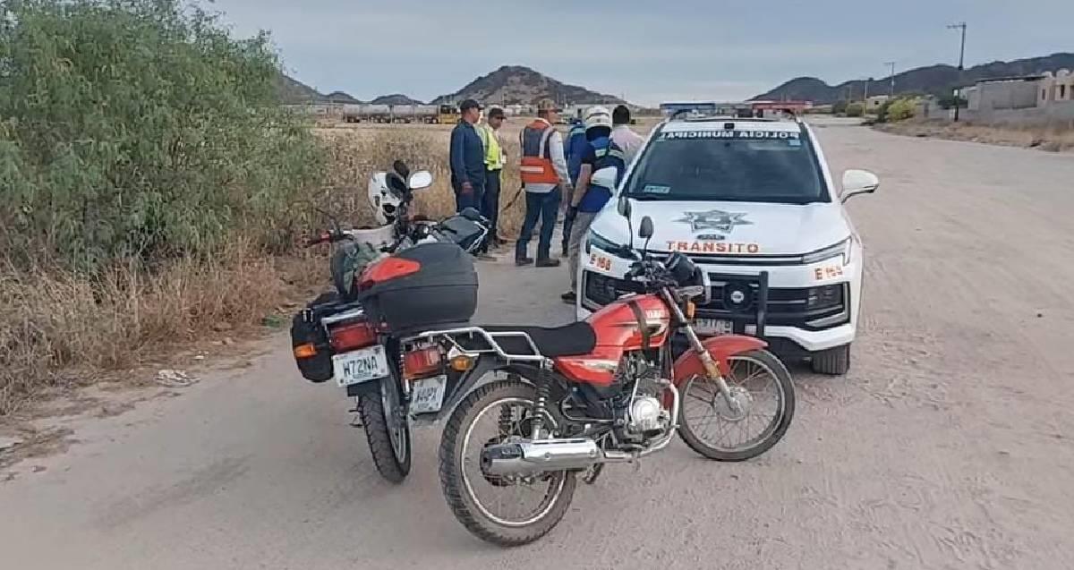 Conductor impacta a motociclista que transitaba al sur de Hermosillo