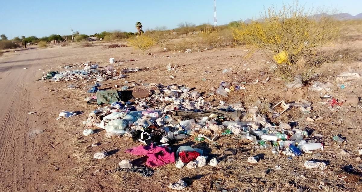 No hay sistema de recolección de basura en poblados del Valle de Guaymas