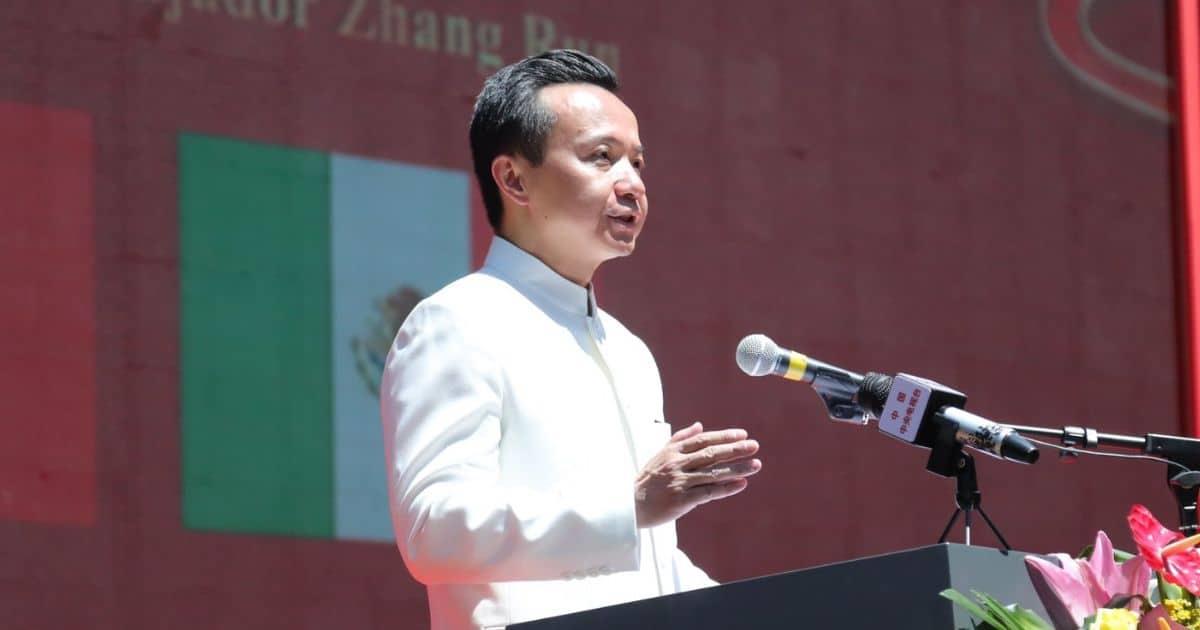 Entre México y China no hay contrabando de fentanilo: Embajador Zhang Run