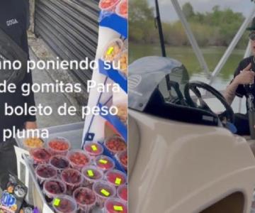 Niño vende gomitas para asistir a concierto de Peso Pluma