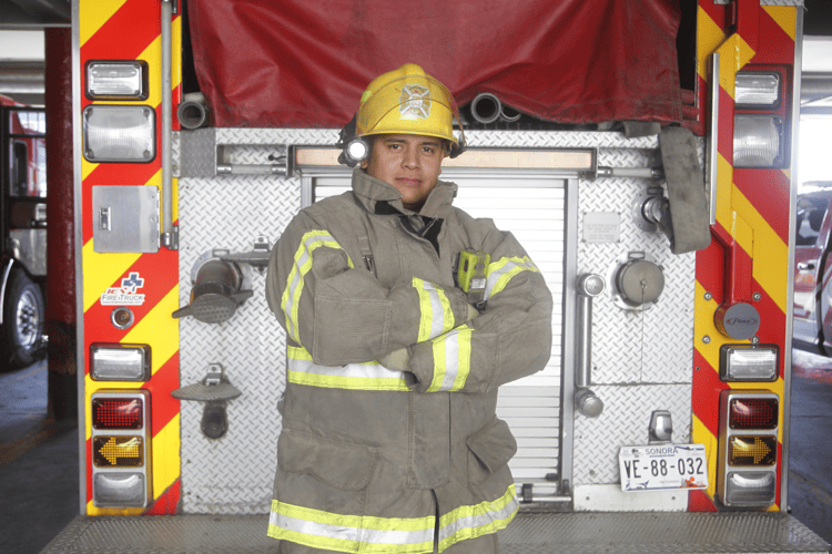 Ser bombero, una motivación desde pequeño para Jesús Ripalda