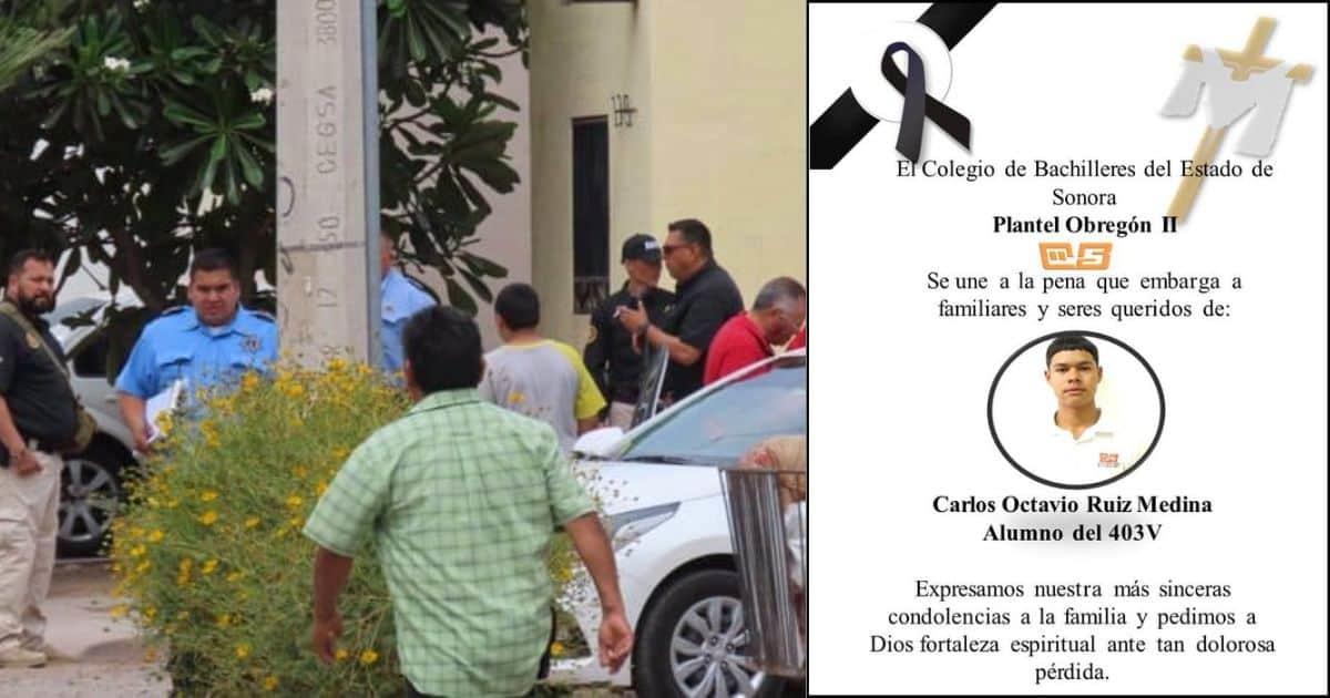 Maestros y alumnos se despiden de Carlos Octavio, menor fallecido en choque