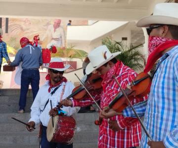 Sanjuaneros inician su peregrinar por calles de Navojoa