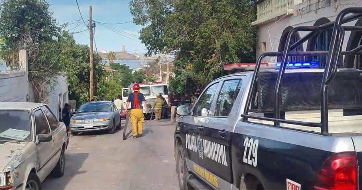 Muere adulto mayor calcinado al incendiarse su casa en Guaymas