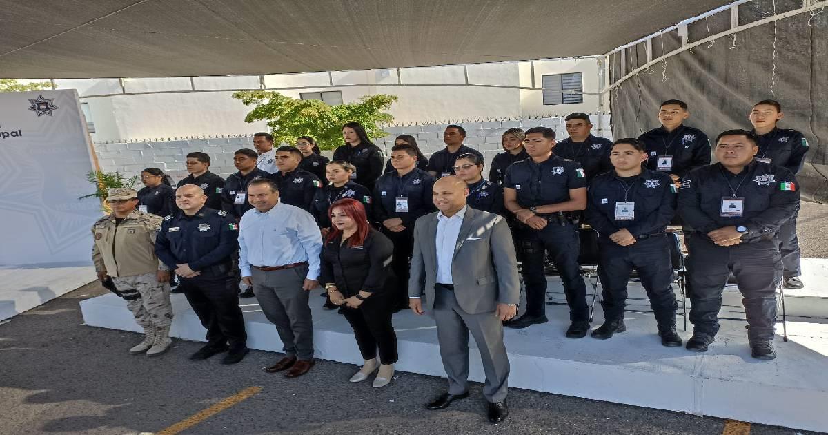 Policía Municipal recibe 40 nuevos elementos a sus filas; suman 140 agentes