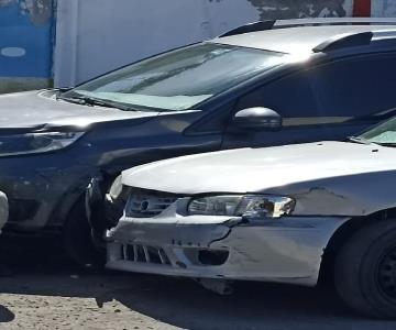 Policía registra choque entre dos vehículos sin lesionados en San Benito