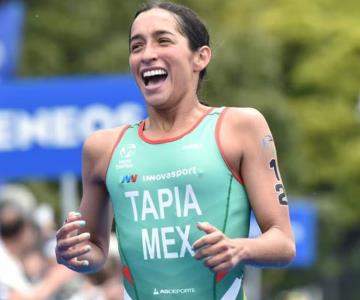 Rosa María Tapia gana plata en Serie Mundial de Triatlón en Japón