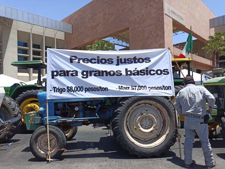 Productores del sur de Sonora toman oficinas de Sader en Cajeme