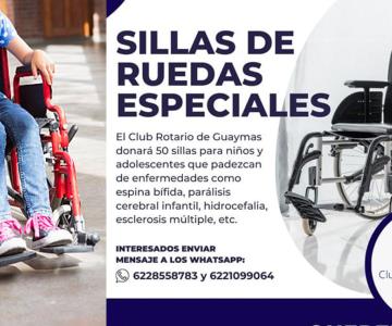 Club Rotario Guaymas lanza convocatoria para entrega de silla de ruedas