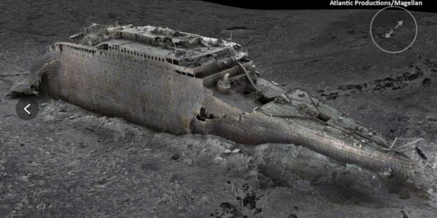 Así se ven los restos del Titanic; revelan pruebas en 3D