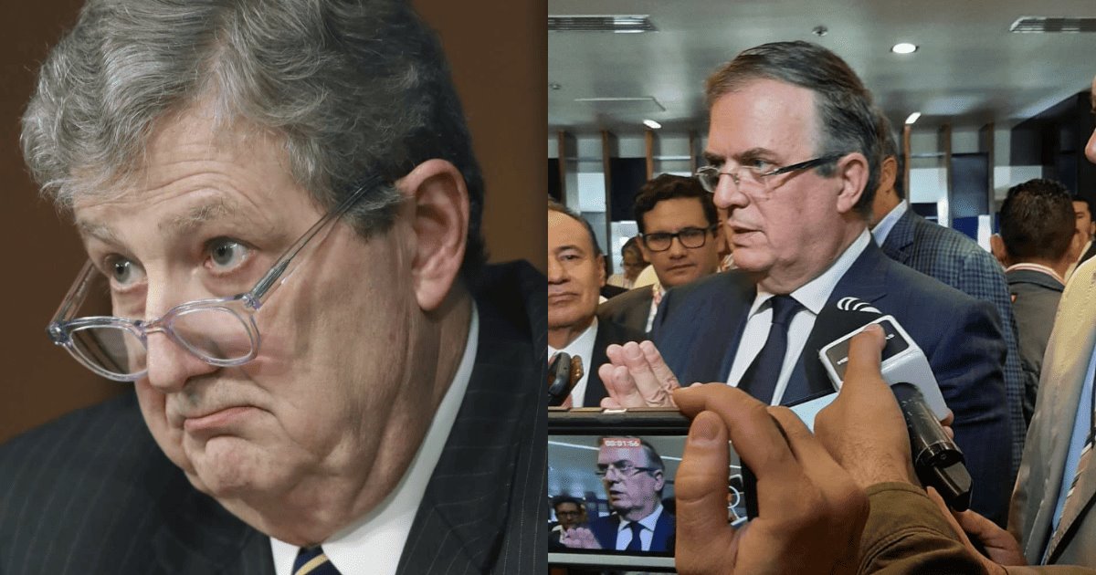 John Kennedy es un ignorante, responde Ebrard a ataques contra México