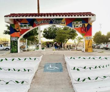 Candidatas a Reinas del Trigo 2023 rehabilitan espacios en Pueblo Yaqui