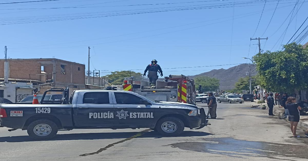 Flamazo en tanque de gas provoca incendio en panadería de Altares