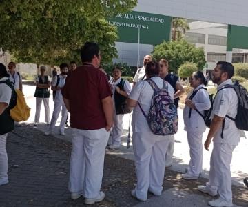 Trabajadores del Imss inconformes con Servicio de Protección Federal