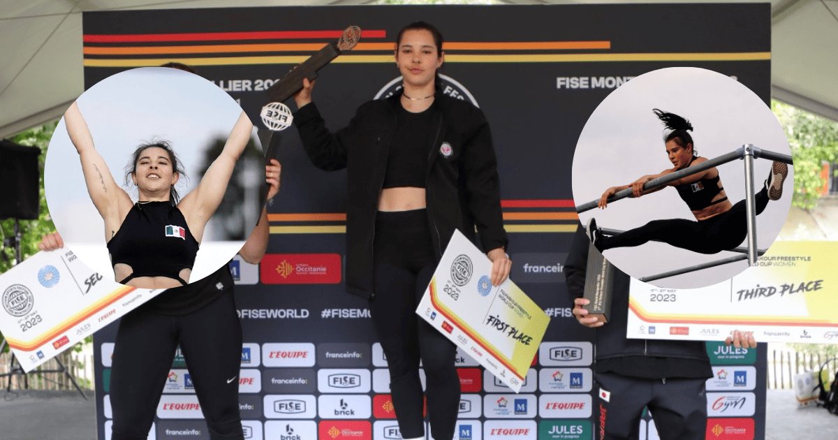 Ella Bucio: la mexicana bicampeona del mundo en parkour