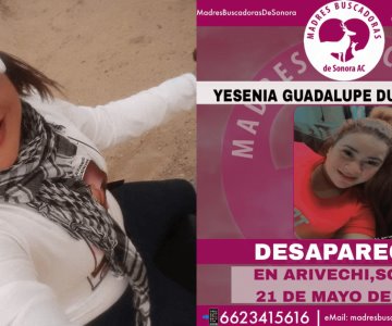Madre Buscadora, Yesenia Guadalupe, desaparecida en Arivechi