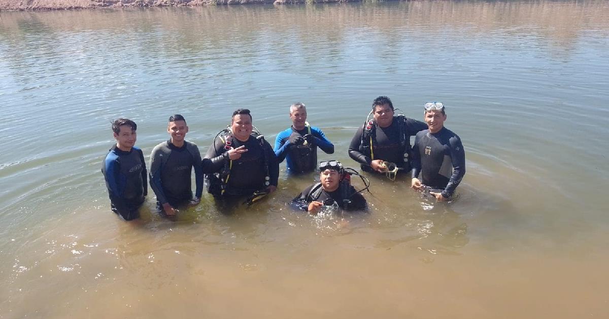 Bomberos de Cajeme realiza entrenamiento de rescate acuático