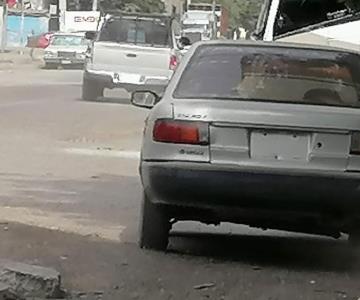 Pasa factura a taxistas de Navojoa mal estado de las calles 