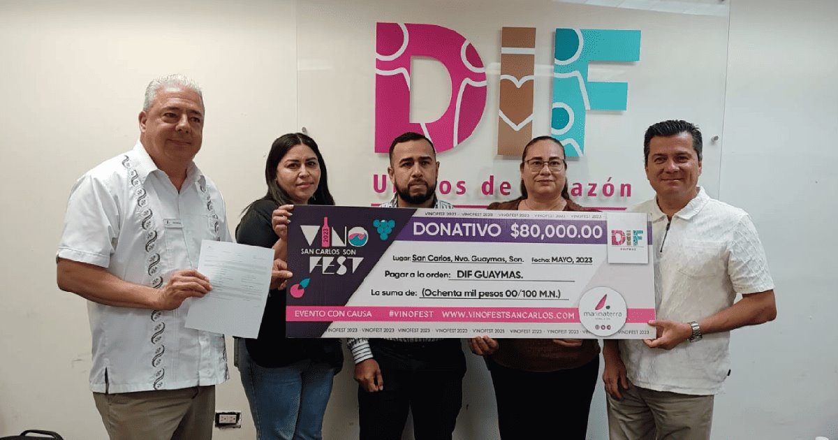 Organizadores del Vino Fest San Carlos 2023 entregan donativos