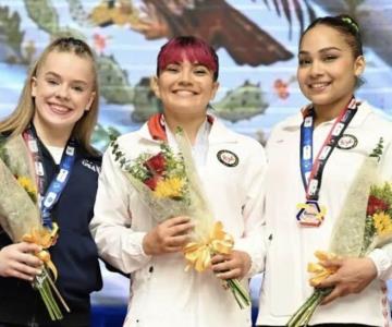 Gimnastas mexicanas triunfan en Medellín; Alexa Moreno consigue el oro