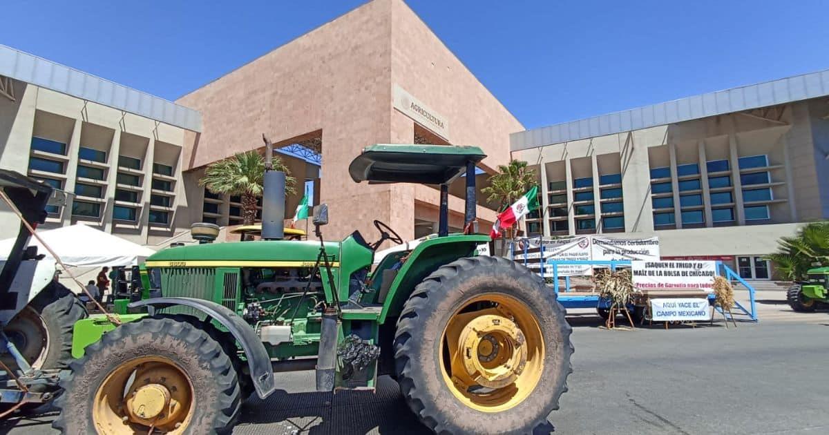 Productores de Sinaloa y Baja California se suman a manifestación en Cajeme