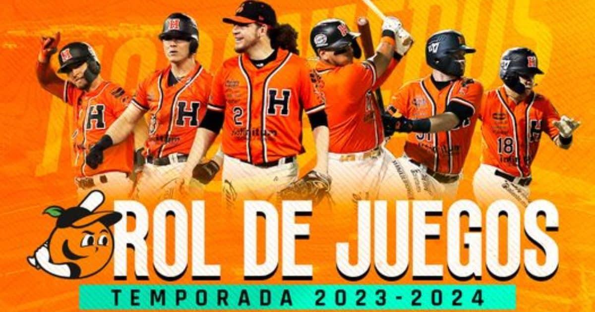 Naranjeros de Hermosillo presenta rol de juegos para temporada 2023-2024