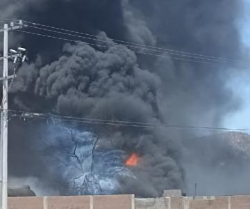 Explota cisterna subterránea en Agualurca y generó fuerte incendio al sur