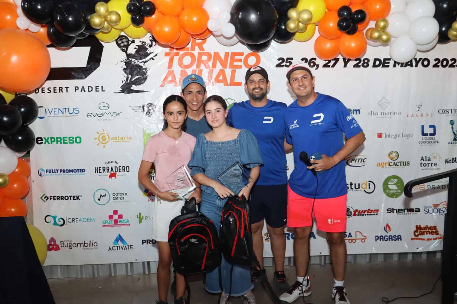 Disfrutaron de Torneo Anual Desert Padel