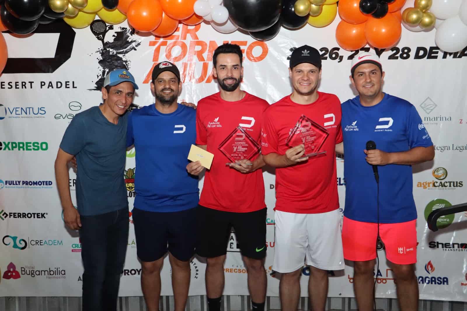 Disfrutaron de Torneo Anual Desert Padel