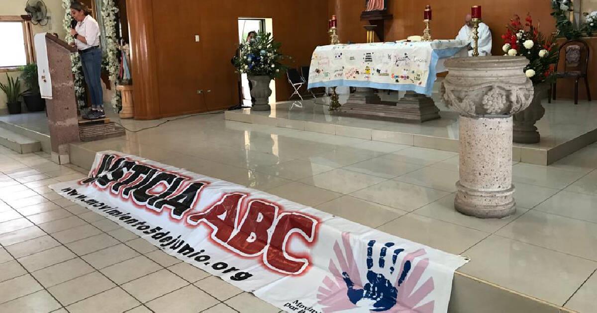 Celebran misa por el 14 aniversario luctuoso de víctimas en Guardería ABC