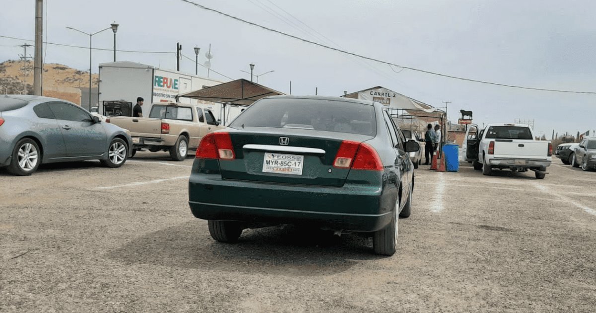 Descenso drástico: de mil a 241 autos diarios regularizados en Hermosillo