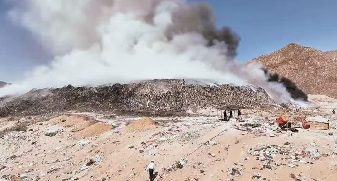 Revelan causas del incendio en relleno sanitario en Hermosillo