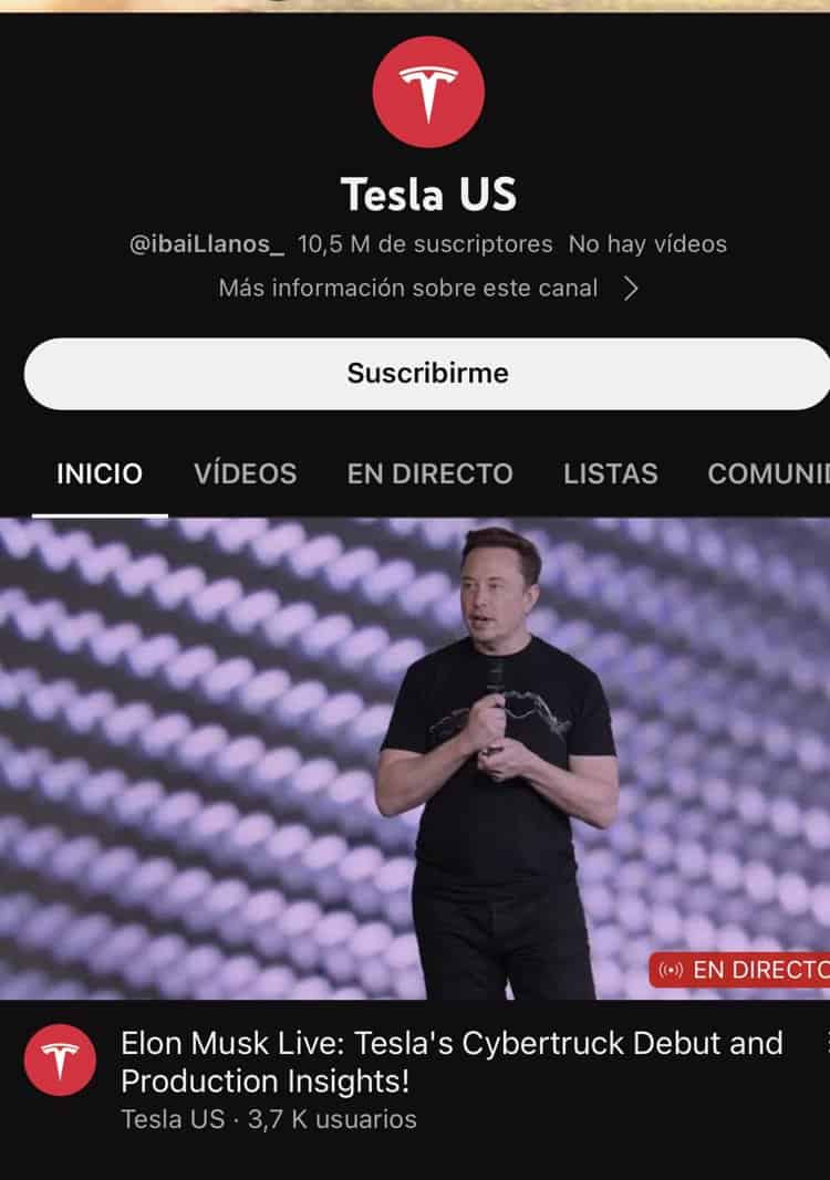 Ibai Llanos sufre hackeo en YouTube y culpa a Elon Musk