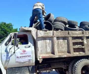 Vectores llevan 33.5 toneladas de cacharros retirados de hogares en Navojoa
