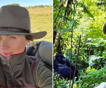 Tunden a Ludwika Paleta por molestar a gorilas en selva de África